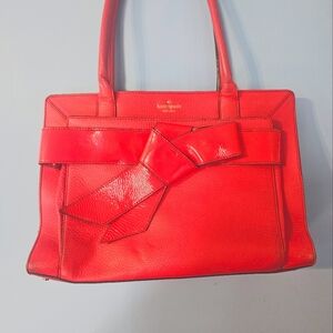 KATE SPADE! NEW YORK LEATHER PINK MEDIUM TOTE!